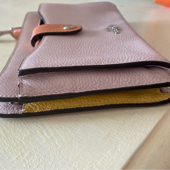 Yellow pink orange real coach bag - Picture 3 of 6